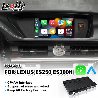 Lexus ES 250 300H 350 200 マウス制御 2012-2018 ES250 ES350用の無線Android オートカートプレイインターフェース