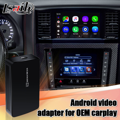 OEM Carplayは日産・パトロールY62 2020年のための人間の特徴をもつインターフェイスAI箱を基づかせていた