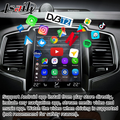 ボルボS60 S90のための人間の特徴をもつビデオ インターフェイス改善のCarplay AI箱4GBのRAM