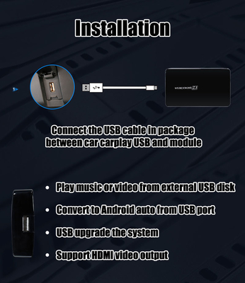 フォルクスワーゲンのためのプラグ アンド プレイ人間の特徴をもつインターフェイスAI箱HDMI