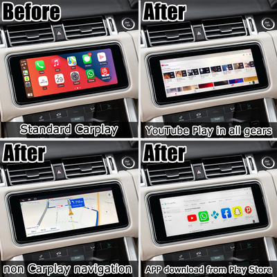 ランド ローバーRange Rover車の人間の特徴をもつマルチメディアAI箱のYoutubeのwazeのNetflixの演劇