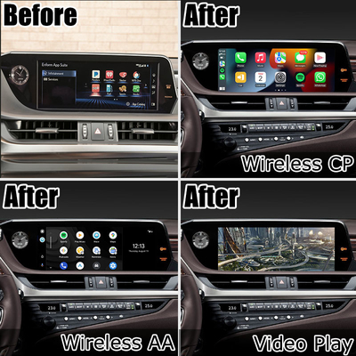 Lexus ES300h ES350 ES250のより安い版のための無線carplay人間の特徴をもつ自動車