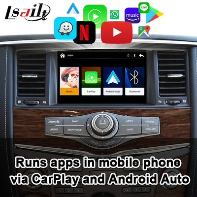 日産・アルマーダのためのLsailt CarPlayインターフェイス、探求、人間の特徴をもつ自動車、改善のオリジナル スクリーンが付いているパスファインダー