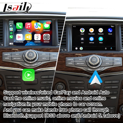 日産・アルマーダのためのLsailt CarPlayインターフェイス、探求、人間の特徴をもつ自動車、改善のオリジナル スクリーンが付いているパスファインダー