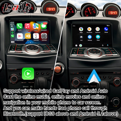日産370Zのパスファインダー インフィニティ・QXのためのCarPlay人間の特徴をもつ自動インターフェイスは後部カメラを支える