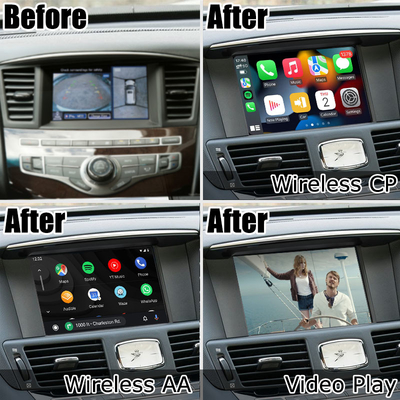 Infiniti QX60 OEM様式の無線carplayアンドロイドの自動改善