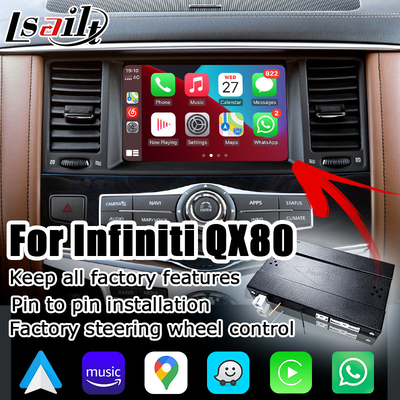 Infiniti QX80 OEM様式のアンドロイドの自動無線carplay改善の解決多用性があるオーストラリア