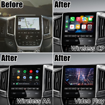 トヨタ・ランドクルーザーLC200 OEM様式の無線carplayアンドロイドの自動マルチメディアは改善をインターフェイスさせる