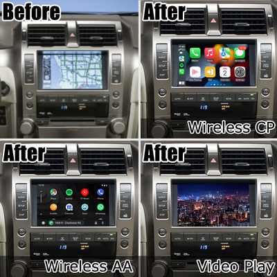 Lexus GX460 OEM様式のためのAppleのcarplay人間の特徴をもつ自動改善改善を統合するため