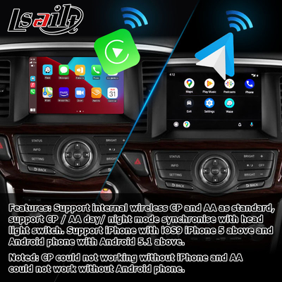 Pathfinder R52 ワイヤレス carplay android 自動アップグレード HD ディスプレイ 720x1280