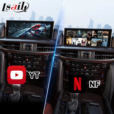 Lsailt Android マルチメディアカープレイインターフェイス Lexus LX570 LX450d URJ200 LX 2016-2021