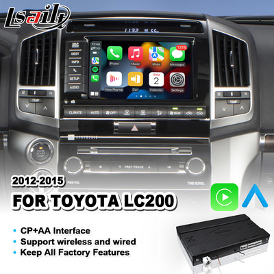 Lsailt著土地の巡洋艦LC200 200 V8 2012-2015年のためのトヨタ無線Carplayのインターフェイス