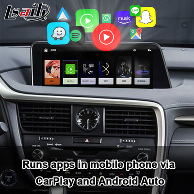 RX450H 2016-2022 RX350 用レクサス CarPlay インターフェイスワイヤレス Android Auto、カメラをサポート