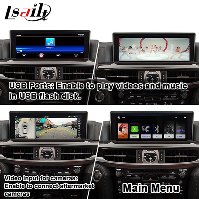 ワイヤレス CarPlay デコーダ レクサス LX LX570 LX460d 2017-2022 Revese カメラビデオインターフェイス用