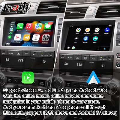 無線人間の特徴をもつ自動車とのLexus GX460 2014-2021 LX570 RX NXのためのCarPlayプラグ アンド プレイ インターフェイス