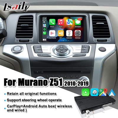 Lsailt著LinuxシステムとGT-R日産・ムラーノZ51 2010-2019の最高のためのCarPlayインターフェイス