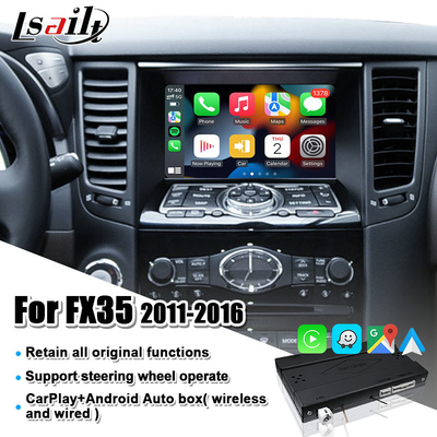Apple無線CarPlay人間の特徴をもつ自動インターフェイス インフィニティ・FX Q QXのためのオリジナル スクリーンの改善