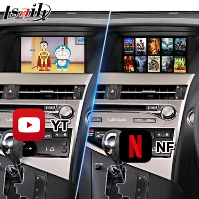 Lexus RX270 RX350 RX450h RXのマウス制御2012-2015年のためのLsailt人間の特徴をもつCarplayのビデオ インターフェイス
