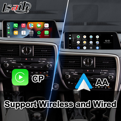 LSAILT Androidカープレイインターフェース レクスス RX 450h 200T 350 450L 350L 300 F スポーツ 2016-2019