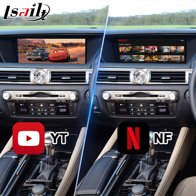 LSAILT Androidカーマルチメディアインターフェイス Lexus GS300h GS200t GS350 GS450h GSF GS L10 2016-2020