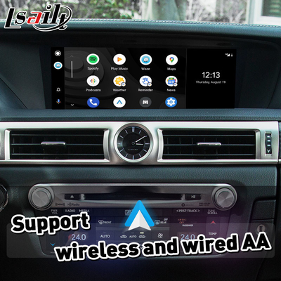 Android オート&カープレイインターフェイス Lexus GS 350 200t 300h 450h AWD F Sport 2016-2020