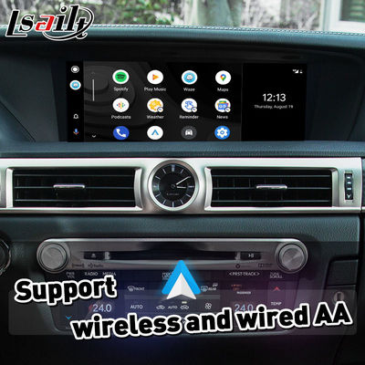 Lsailt Android Auto Carplay インターフェース レクサス GS350 GS200t GS300h GS450h AWD F スポーツ 2016-2020用