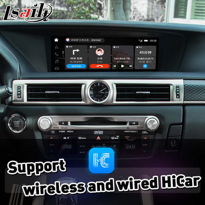 Lsailt Android Auto Carplay インターフェース レクサス GS350 GS200t GS300h GS450h AWD F スポーツ 2016-2020用