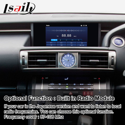 Lsailt Android マルチメディアインターフェイス Lexus IS 300h 250 350 200t 300 AWD F Sport XE30 2013-2016