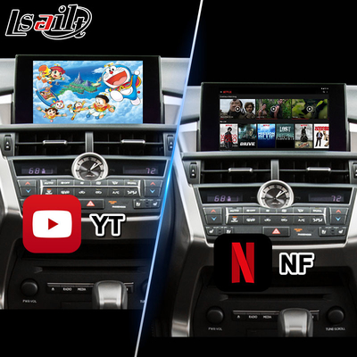 LSAILT Android マルチメディアビデオインターフェイス Lexus NX300h NX200t NX F-Sport タッチパッド制御 2014-2017