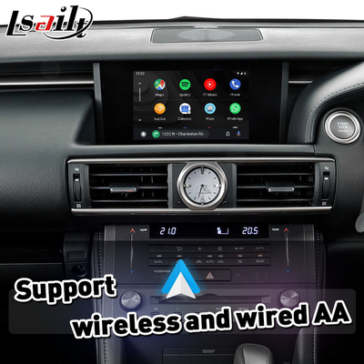 Lexus RC 350 300h 200t 300 AWD F Sport 2014-2018用の無線Androidオートカープレイインターフェイス