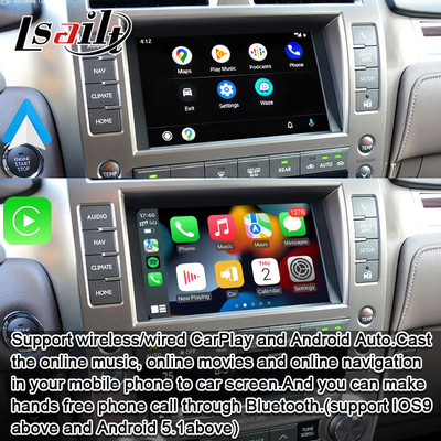 Lexus CarPlay Interface for GX460 GX400 2014- with Wireless Android Auto by Lsailt レーキサス カープレイ インターフェイス GX460 GX400 2014- with Wireless Android Auto by Lsailt レーキサス カープレイ インターフェイス GX460 GX400 2014- with Wireless Android Auto by Lsailt