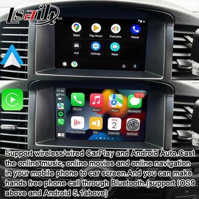 パスファインダー R51 D40 Navara 08IT のワイヤレス Apple Carplay インターフェース Android Auto, Bluetooth, WiFi, YouTube 音楽