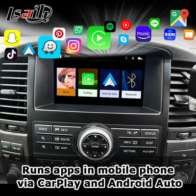 パスファインダー R51 D40 Navara 08IT のワイヤレス Apple Carplay インターフェース Android Auto, Bluetooth, WiFi, YouTube 音楽