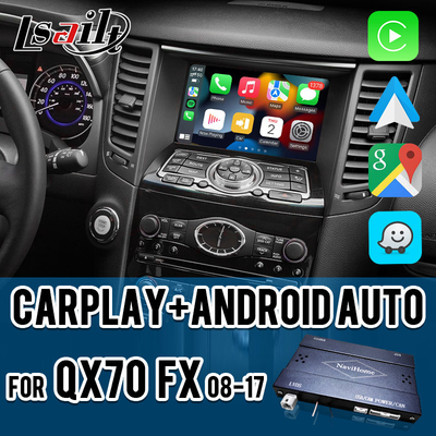 インフィニティ QX70 FX50 FX35 FX37 2011-2018 アンドロイド オートデコーダー,ピン・トゥ・ピン インストール
