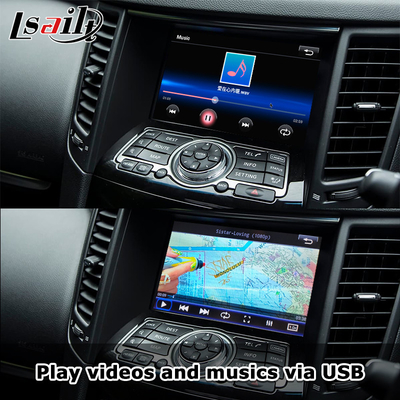 インフィニティ QX70 FX50 FX35 FX37 2011-2018 アンドロイド オートデコーダー,ピン・トゥ・ピン インストール