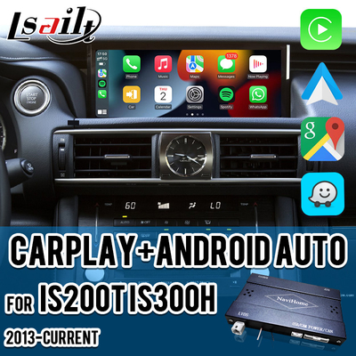 ピン・トゥ・ピン Apple CarPlayインターフェース Lexus IS IS250 IS350 IS300 IS200t 2013-2021 Android オートデコーダー,ミラーリンク