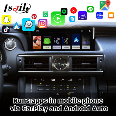 ピン・トゥ・ピン Apple CarPlayインターフェース Lexus IS IS250 IS350 IS300 IS200t 2013-2021 Android オートデコーダー,ミラーリンク
