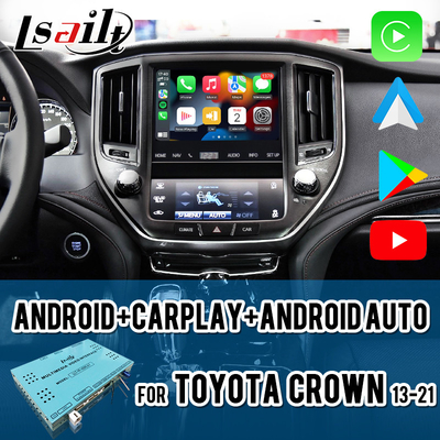 Lsailt CarPlay Android マルチメディアビデオインターフェース トヨタ・クラウン 損傷装置なし YouTube,NetFlix
