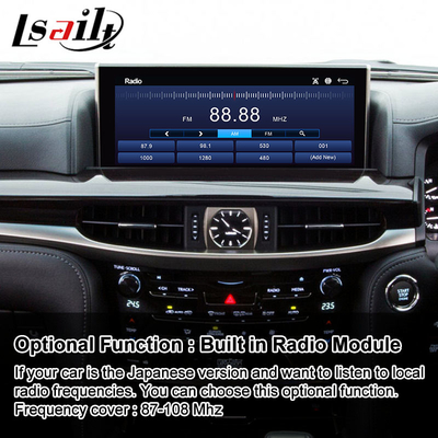 LSAILT Android Carplayビデオインターフェース レクサス LX 450d 570 570s VDJ200 J200 2016-2021