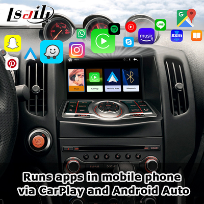 LSAILTカープレイインターフェイスボックス ニッサン370Z 2010-2020 Android オートサポート 音声コマンド,ステアリング制御