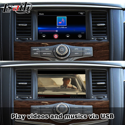 ニッサン・パトロール Y62,パスファインダー,アーマダ Android Auto,Google Map,Wazeを含むカープレイインターフェース