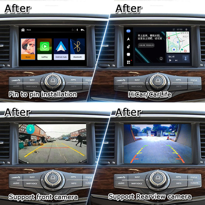 ニッサン・パトロール Y62,パスファインダー,アーマダ Android Auto,Google Map,Wazeを含むカープレイインターフェース