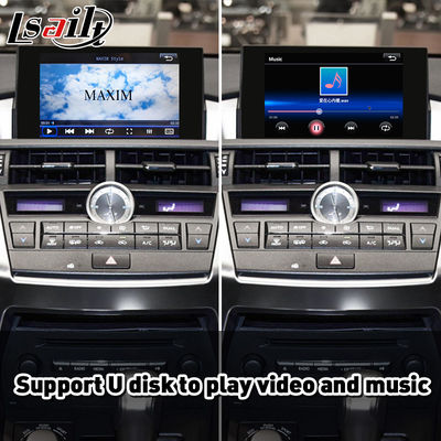Lsailt / Navihome Android オートカープレイインターフェイス Lexus NX300h NX200t Knob コントロール 2014-2017 NX ES RX