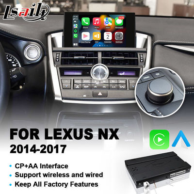 Lsailt / Navihome Android オートカープレイインターフェイス Lexus NX300h NX200t Knob コントロール 2014-2017 NX ES RX