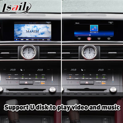 Lsailt ワイヤレス CarPlay インターフェース レクサス RCF RC300 RC200t RC300h RC350 RC ノブコントロール 2014-2018 IS RX NX
