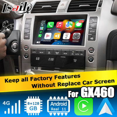 レクサス GX460 Android 13 マルチメディア Carplay Android Auto ビデオインターフェース