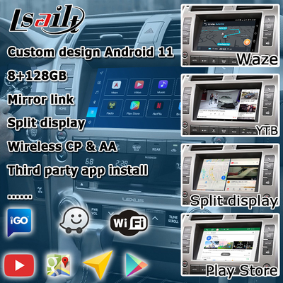 Lexus GX460 アンドロイド マルチメディア Carplay アンドロイド オートビデオ インターフェース