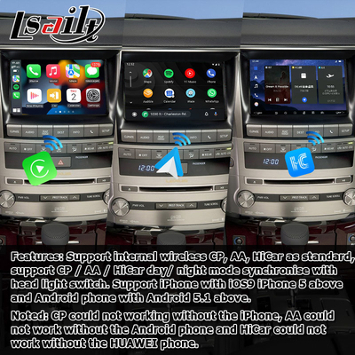 Lexus LX570 2013-2015 アンドロイド ビデオ インターフェース ベース  Qualcomm 8+128GB アンドロイド 11