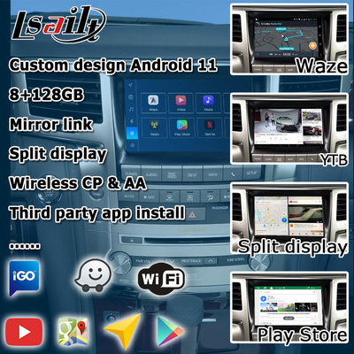 Lexus LX570 2013-2015 アンドロイド ビデオ インターフェース ベース  Qualcomm 8+128GB アンドロイド 11