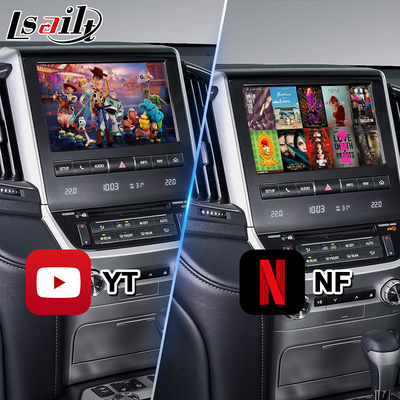 LSAILT 2016-2021年のAndroidマルチメディアビデオインターフェース トヨタランドクルーザー LC 200 GXL VX VXR VX-R サハラ LC200